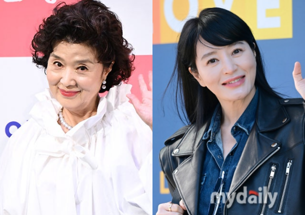 배우 윤미라, 김혜수/마이데일리 DB