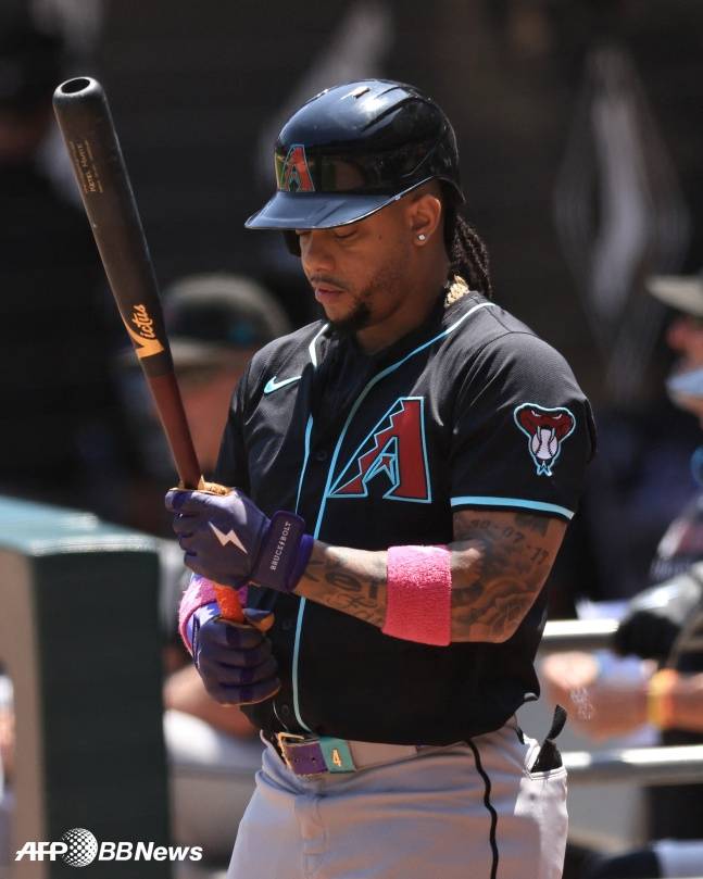 애리조나의 케텔 마르테. /AFPBBNews=뉴스1