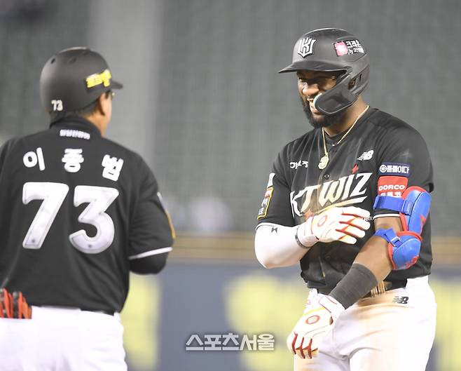 KT 시절 이종범 코치의 뒷모습. 잠실 | 최승섭기자 thunder@sportsseoul.com