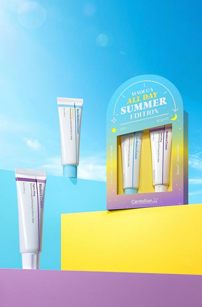 센텔리안24, 선 마데카 크림. ⓒ동국제약