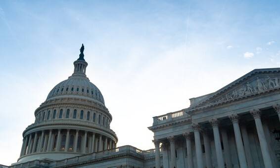 워싱턴 디시(D.C.)에 있는 미국 국회의사당. 게티이미지