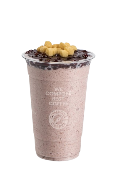컴포즈 팥절미 밀크쉐이크.