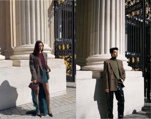 가수 겸 배우 차은우(오른쪽), 가수 겸 배우 김도연./ 김도연, 차은우 인스타그램