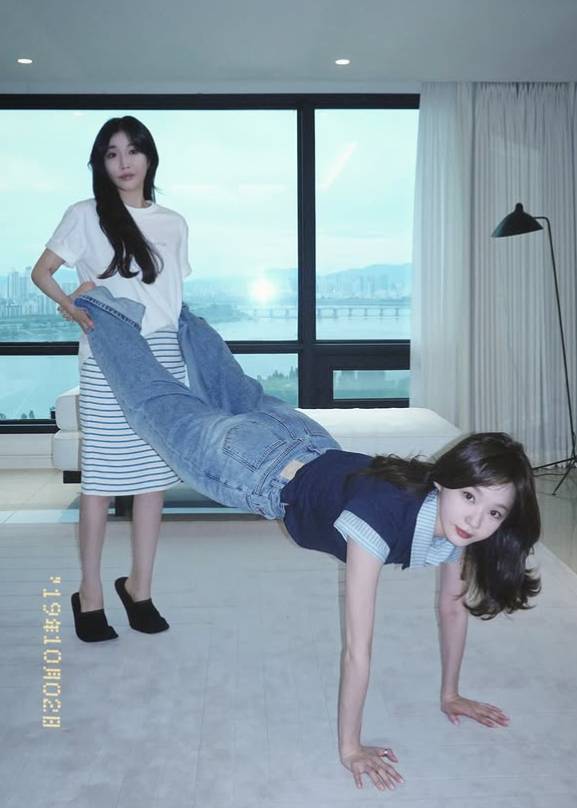 다비치 이해리와 강민경. 사진 | 이해리, 강민경 SNS