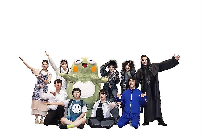 뮤지컬 '뚜비와 달빛기사단' 출연진. /수성아트피아
