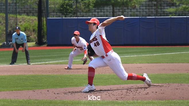 ▲ 지난 27일 2군 SSG 랜더스 상대로 선발 등판한 이의리