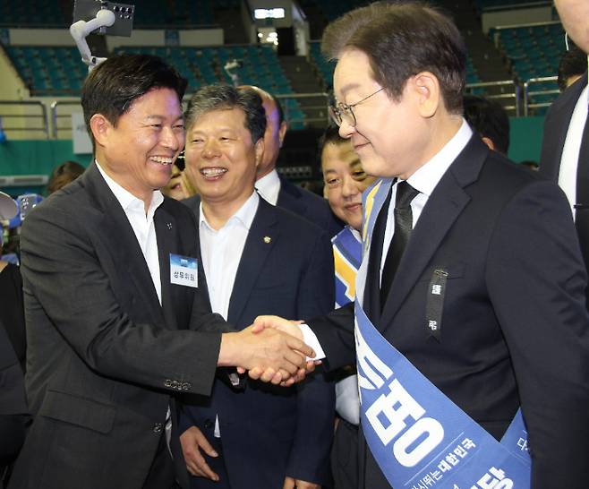 조용익 부천시장과 이재명 대통령. 조 시장 측 제공