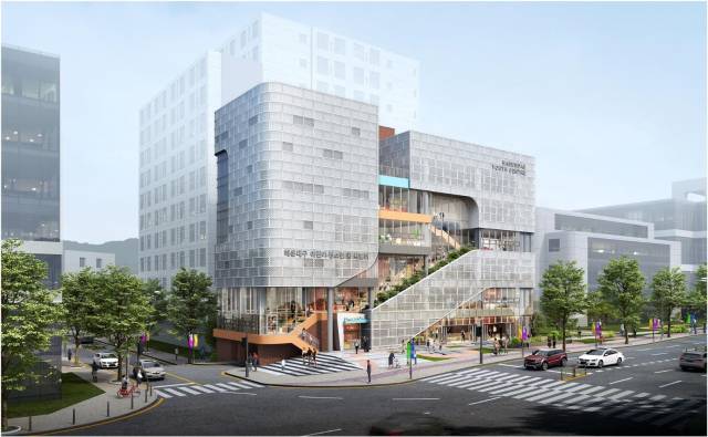 어린이·청소년의 미래공간 꿈 나눔터 조감도. 사진제공=부산시