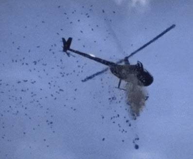 공중에서 내리는 현금을 주우러 달리던 차에서도 사람들이 내린 탓에 6개 차선이 몇 분간 멈춰서기도 했다.(사진=사회관계망서비스)