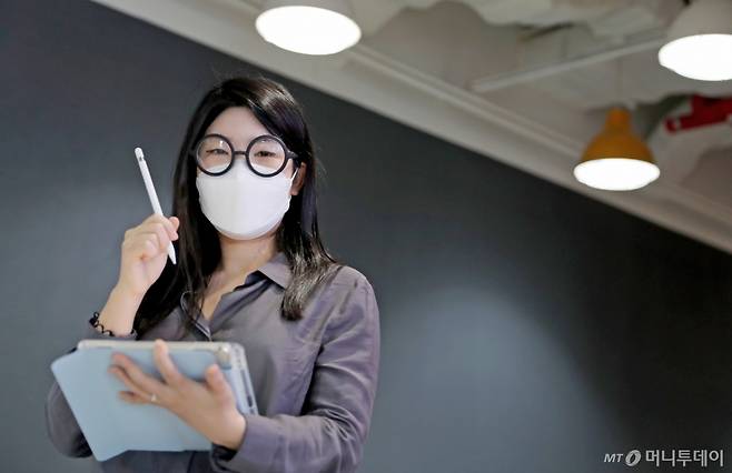 네이버웹툰 'K학원 생존기' 양아최 작가 인터뷰 /사진=김창현 기자 chmt@