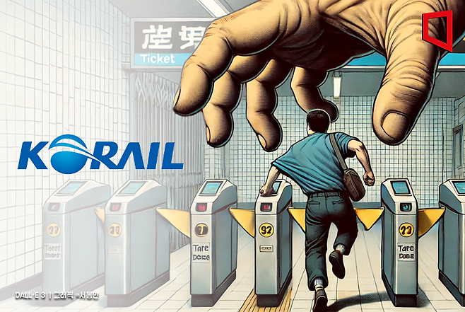 부정승차 일러스트(기사 이해를 돕기 위한 사진). 아시아경제DB