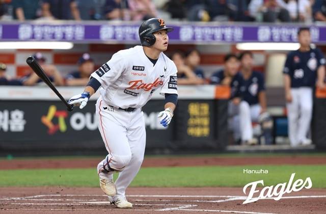 문현빈은 1일 대전 NC전에서 큰 존재감을 뽐냈다. 사진=한화 제공