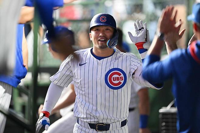 ▲ 메이저리그 데뷔 네 번째 시즌에서 커리어하이를 갈아치우고 있는 스즈키 세이야. 2일(한국시간) 클리블랜드 가디언스와 경기에서 시즌 23호 홈런을 터뜨렸다. ⓒ연합뉴스