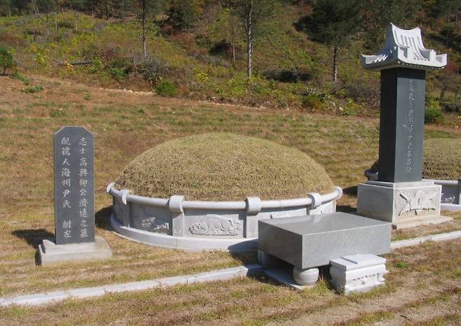 윤희순 묘소. 사진=한국문화원연합회