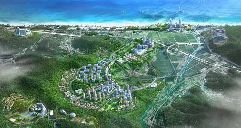 동해안권에 추진 중인 강원 경제자유구역 망상 제1지구 조감도. 강원경제자유구역청 제공