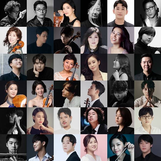 2025 줄라이 페스티벌 참여하는 주요 아티스트, 사진=더하우스콘서트