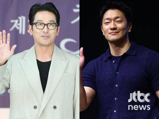 배우 하정우, 손석구.