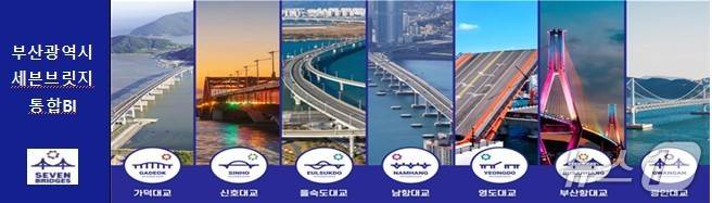 부산광역시 세븐브릿지 현황(부산시청 제공. 재판매 및 DB 금지)