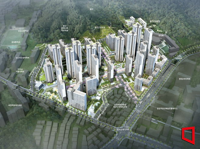 은평구 신사동 200, 237 일대 신통기획 조감도. 서울시 제공