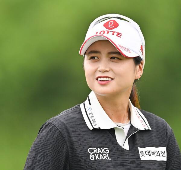 2025년 한국여자프로골프(KLPGA) 투어 제15회 롯데 오픈에 출전한 최혜진 프로가 1라운드에서 경기하는 모습이다. 사진제공=KLPGA