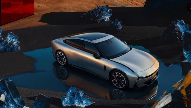 중국 전기차 제조사 샤오펑의 신형 디 올 뉴 P7 외관이다. 샤오펑 제공