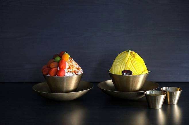 스테비아 토마토 빙수 / 사진=대구 메리어트 호텔
