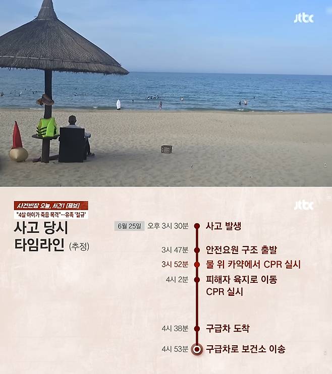 베트남 휴양지 냐짱(나트랑)의 한 리조트 앞바다에 빠진 한국 관광객이 사망하는 사고가 발생했다. 유족은 리조트 측의 미숙한 대응으로 익사 사고가 났다며 분통을 터뜨렸다./사진=JTBC '사건반장'