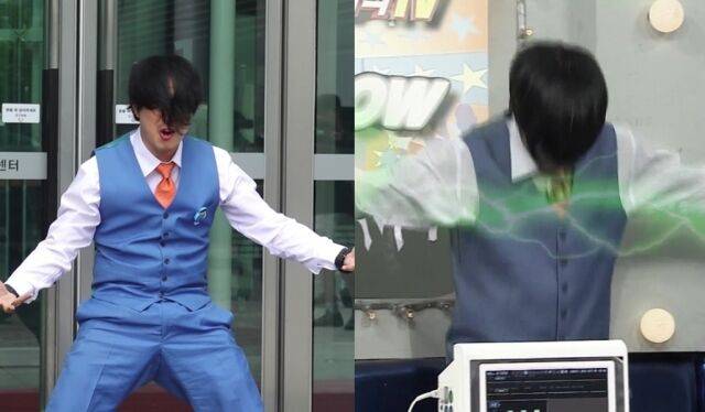 하하가 '하이브리드 샘이 솟아 리오레이비'를 소환했다. / MBC '놀면 뭐하니?'