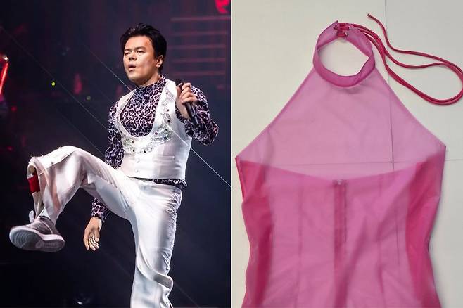 JYP 박진영이 '워터밤'에서 다시 한 번 파격 의상을 선보인다. 박진영 인스타그램 캡처