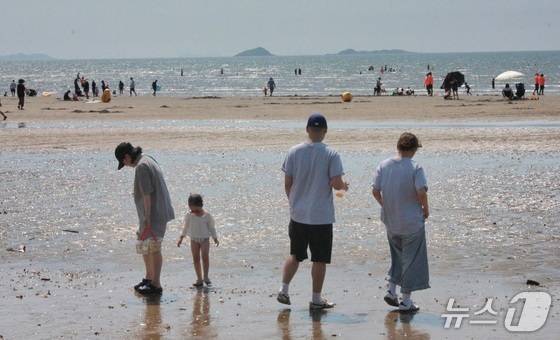 북적이는 부안 변산해수욕장. 2025.7.5/뉴스1 신준수 기자