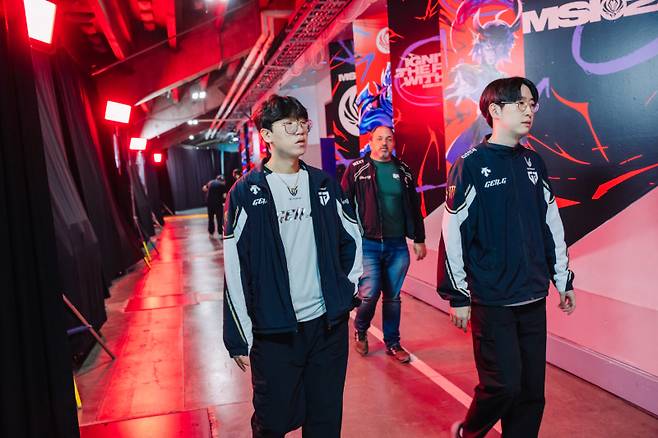 젠지 선수단. 라이엇 게임즈 제공