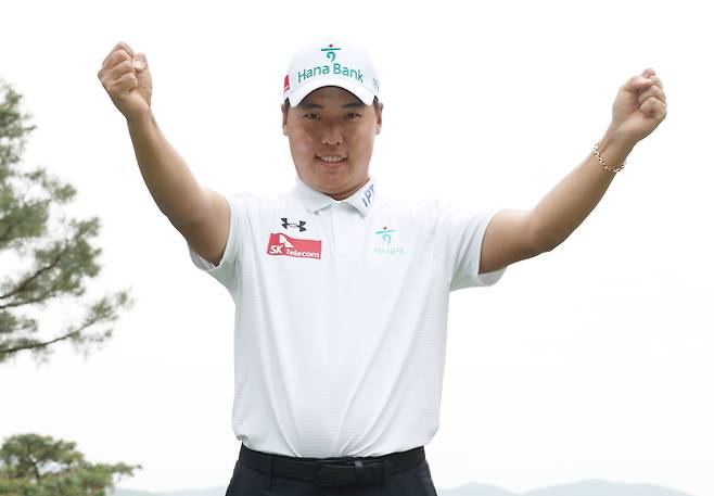 올해 US어댑티브 오픈 우승에 대한 욕심을 드러낸 이승민이 파이팅을 외치고 있다. 민수용 골프전문사진기자