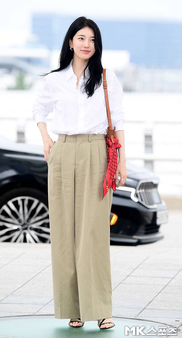 수지가 파리 일정을 위해 출국했다. 사진=김영구 기자