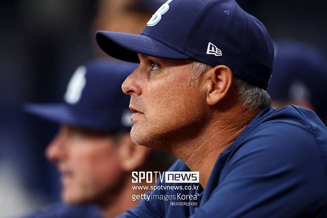 ▲ 탬파베이 레이스 케빈 캐시 감독.