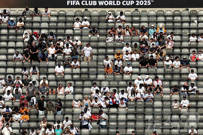 2025 FIFA 클럽월드컵은 흥행 부진에 빠졌다. 관중석에도 빈자리가 보인다. ⓒ AFP=뉴스1