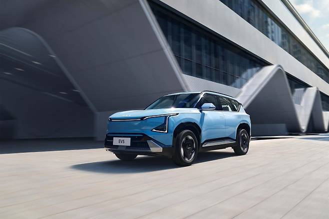 기아가 중국서 출시한 2025년형 EV5. 기아 제공