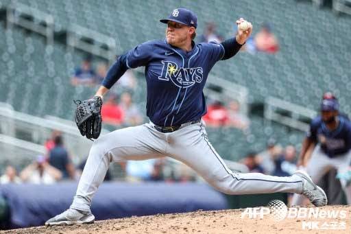 클레빈저를 비롯한 탬파베이 불펜진은 최근 부진을 면치 못하고 있다. 사진(美 미니애폴리스)=ⓒAFPBBNews = News1