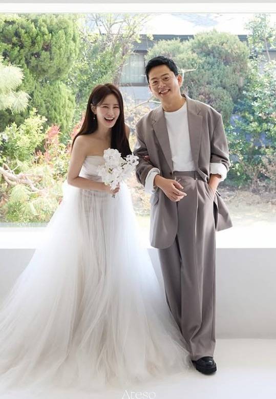 김지민(왼쪽)과 김준호 /사진=김지민