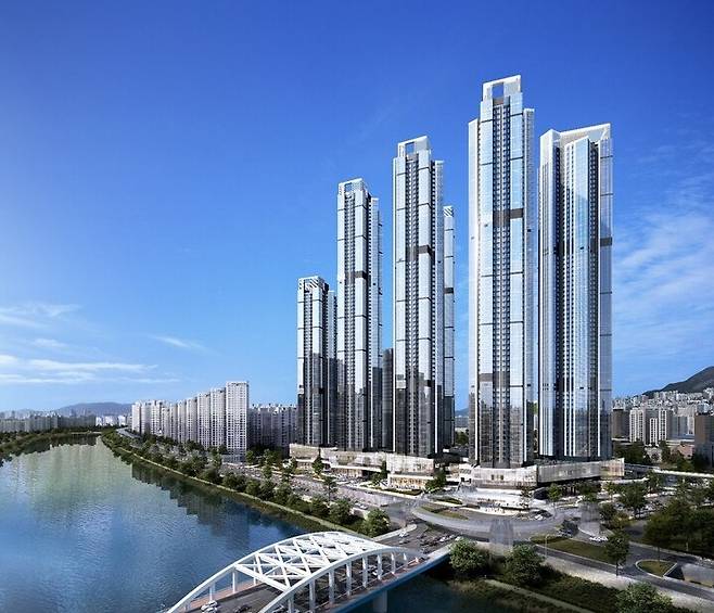 르엘 리버파크 센텀 투시도.