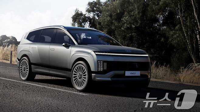 현대자동차가 2월 출시한 대형 순수 전기 스포츠유틸리티차(SUV) '아이오닉 9' 모습<자료사진>. (현대차 제공. 재판매 및 DB 금지) 2025.02.13/뉴스1