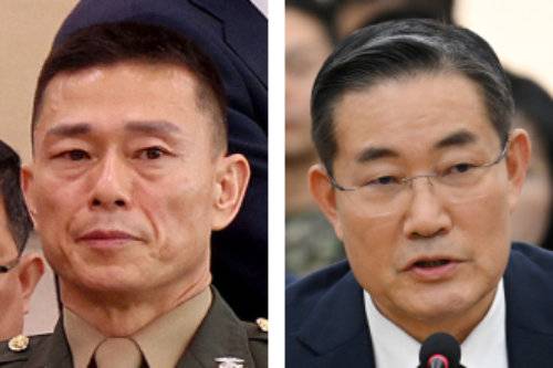 임성근(왼쪽), 신원식.