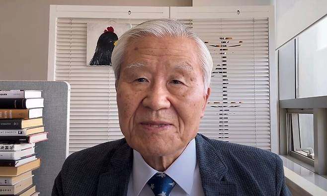 조갑제티브이(TV) 유튜브 영상 갈무리