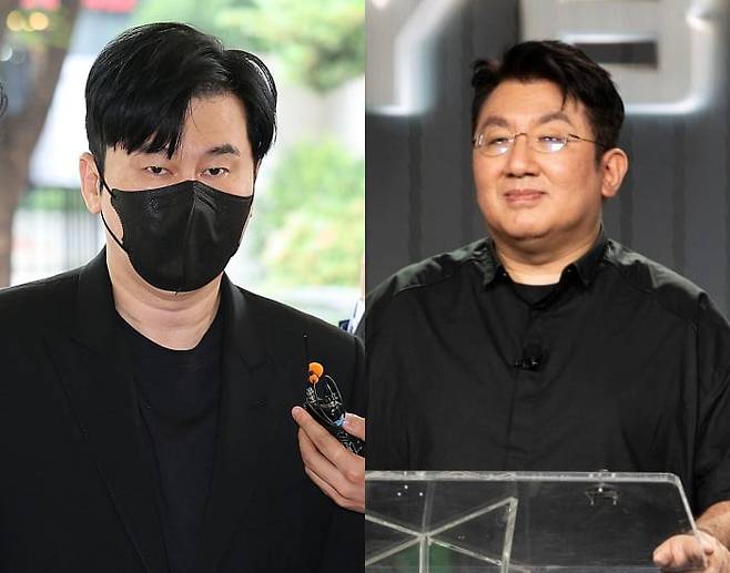 양현석 YG엔터테인먼트 총괄 프로듀서, 방시혁 하이브 의장 /사진=뉴스1, 하이브 제공