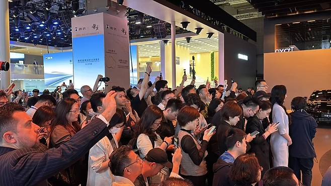 지난 4월23일부터 5월2일까지 열린 상하이모터쇼 모습. 연합뉴스