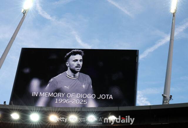 디오고 조타의 사망을 추모하고 있다./게티이미지코리아