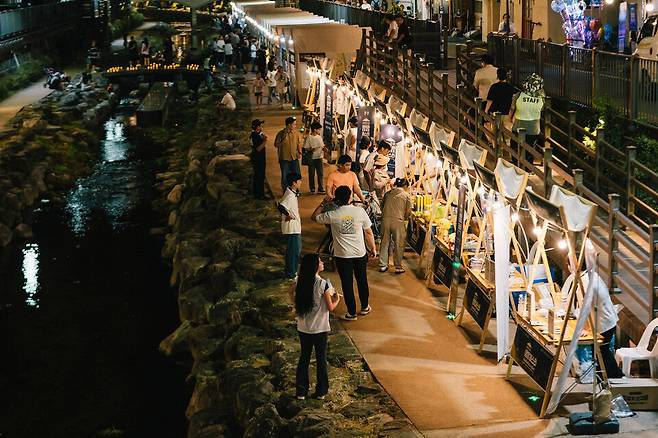 공주시에서 열린 대한민국 밤밤페스타 내 통영 홍보부스 ⓒ통영시