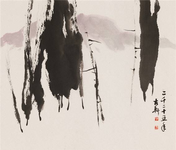 고헌 조창현 작 ‘靜(정)’