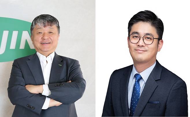 삼진제약은 김상진 사장(왼쪽)을 경영총괄로, 휴메딕스는 강민종 영업마케팅 본부장(오른쪽)을 대표로 선임했다. /사진=삼진제약, 휴메딕스