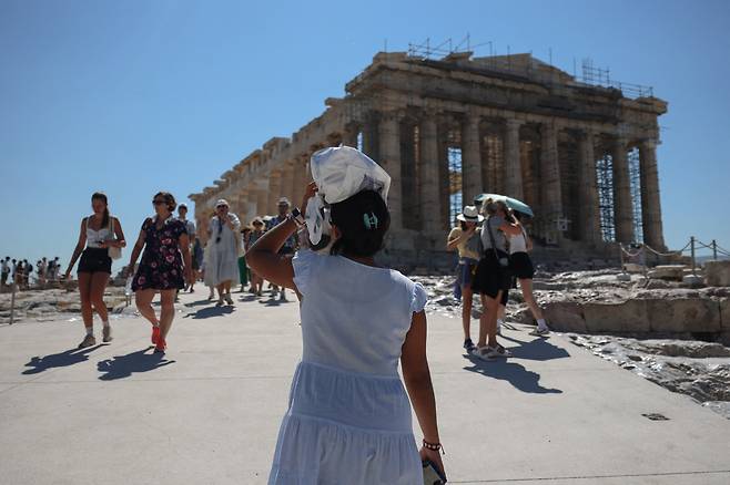 그리스 폭염. /로이터 연합뉴스