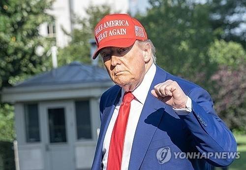 도널드 트럼프 대통령. EPA 연합뉴스